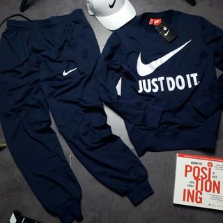 Set bộ thể thao JUst Do It thun 2 da chính phẩm- xưởng may quần áo thể thao BIG SPORT