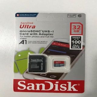 Thẻ Nhớ MicroSDHC SanDisk Ultra 32GB Upto 100MB/S 667x - bảo hành 60 tháng