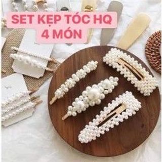 Sét 4 kẹp tóc hàn quốc giá sỉ