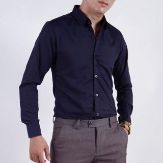 Aó sơ mi nam trơn