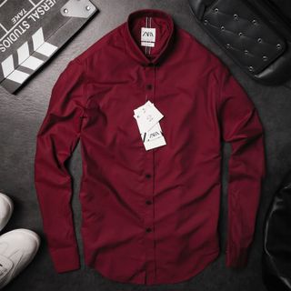 Aó sơ mi nam trơn