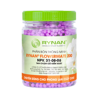 Phân bón thông minh Rynan Flowermate 200 NPK 31-08-08 tan chậm có kiểm át 120 ngày giá sỉ