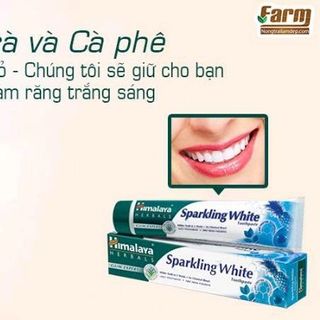 Kem đánh răng trắng sáng lấp lánh Hymalaya