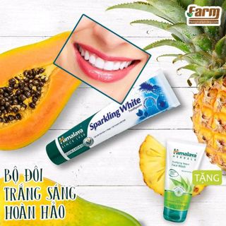 Kem đánh răng trắng sáng lấp lánh Hymalaya