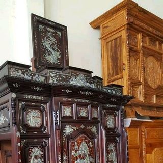 tủ thờ gỗ gõ bông lau gụ ta khảm