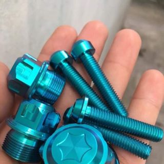 Ốc titanium GR5 chảng ba cho raider satria giá sỉ