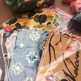 Thảm lau chân cao cấp họa tiết