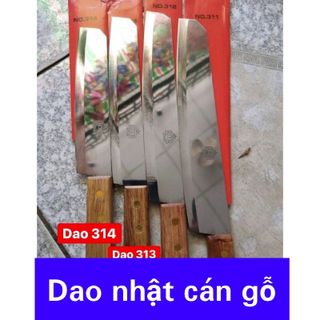Bộ dao nhật 4 cái cán gỗ sắc bén