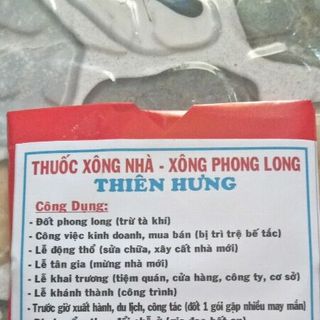 thuốc bột xông nhà không dùng than