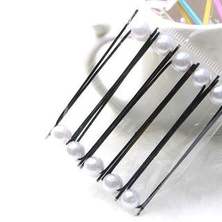 kẹp tóc hạt châu đủ màu
