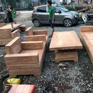 sofa gỗ gõ đỏ cao cấp
