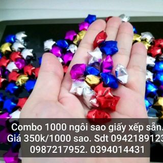 sao giấy giấy xếp sao zl đặt hàng