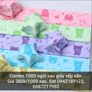 sao giấy giấy xếp sao zl đặt hàng