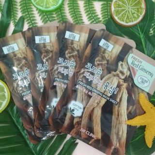 Mặt nạ nhân sâm 3W Clinic Fresh Red Ginseng Mask