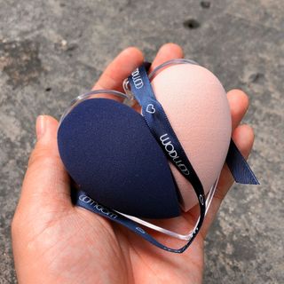 Bông Phấn WODWOD Love 2 in 1