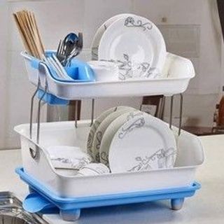 Giá nhựa úp bát 2 tầng