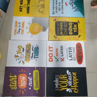 Tranh tao động lực tranh văn phòng kích thước 50x75