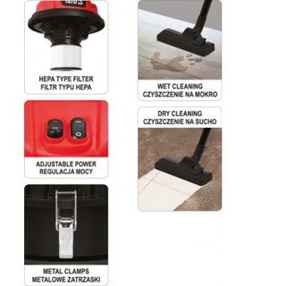 Máy hút bụi 2400W 70L Yato YT-85710