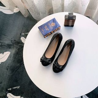 Giày Búp bê xuồng da thật