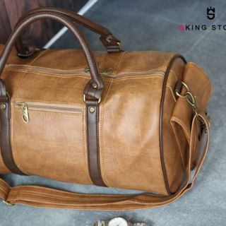 Túi du lịch màu bò nhạt