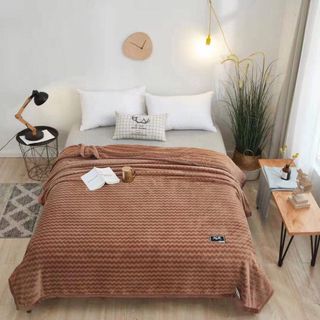 Chăn lông tuyết 2 mặt sóng