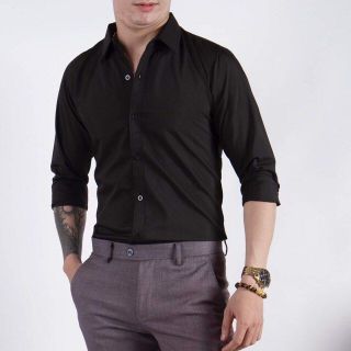 SƠ MI TRƠN MÀU LỤA NẾN DẦY HÀNG HỘP