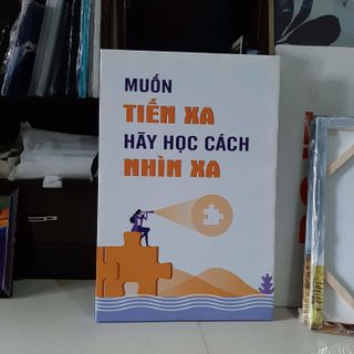 Tranh tạo động lực Tranh treo văn phòng tranh Canvas giá rẻ kích thước 60x90