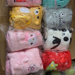 Mền trẻ em hình thú size 80x100