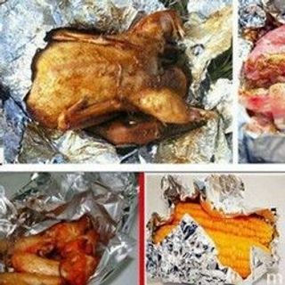 Giấy bạc bọc thịt nướng