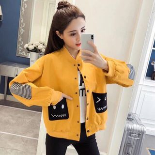 Áo khoác nữ dù 2 túi kiểu