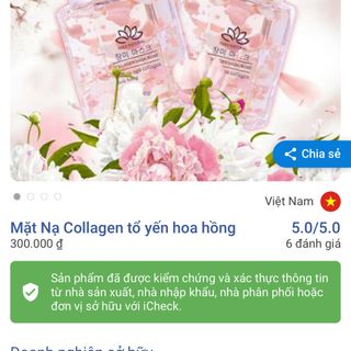 Nạ yến collagen giá sỉ