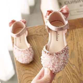 Giầy búp bê đính đá bé gái