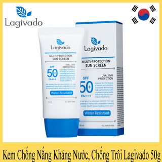 Kem Chống Nắng Hàn Quốc Kháng Nước Chống Trôi Lagivado bảo vệ hoàn hảo với SPF50 PA và phù hợp cho da dầu hay đổ mồ hôi hoặc đi biển giá sỉ