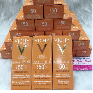 Kem Chống Nắng Không Gây Nhờn Rít Không Màu SPF50 Vichy 50ml