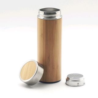 quà tặng doanh nghiệp - bình giữ nhiệt tre
