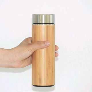 quà tặng doanh nghiệp - bình giữ nhiệt tre