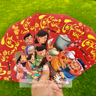 Sỉ Bao lì xì 2020 Giấy mỹ thuật giá sỉ giá bán buôn tốt - Bộ Tết Sum Vầy