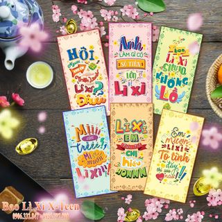 Sỉ Bao lì xì 2020 Giấy mỹ thuật giá sỉ giá bán buôn tốt - Bộ Hot Trend