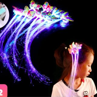 kẹp tóc con bướm có đèn