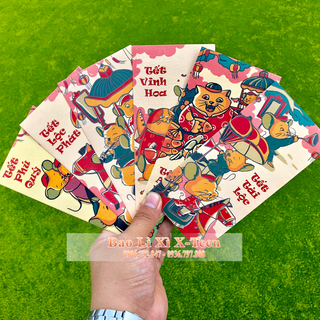 Bao lì xì 2020 giá sỉ giá bán buôn tốt - Bộ Đám cưới Chuột