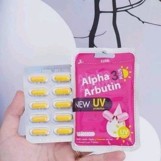 VIÊN KÍCH TRẮNG ALPHA ABUTIN - MẪU MỚI