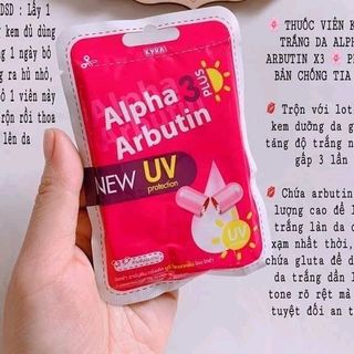 VIÊN KÍCH TRẮNG ALPHA ABUTIN - MẪU MỚI