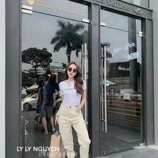 Quần kaki bom thiết kế lưng chun sau