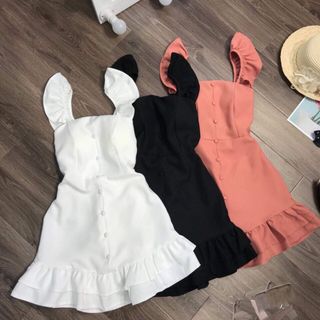 Đầm tay phối bèo
