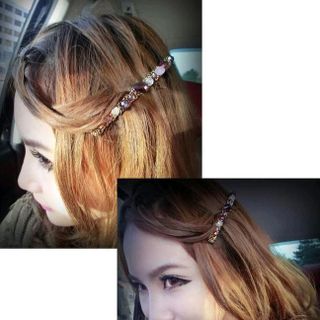kẹp tóc đính hạt lấp lánh