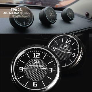 Đồng hồ logo các hãng xe trang trí ô tô