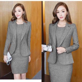 SET ÁO VEST CÔNG SỞ KÈM VÁY
