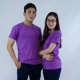 ÁO THUN TRƠN MÀU TÍM