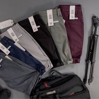 Short Kaki co giãn nhẹ
