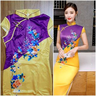sườn xám thượng hải Dài Lụa quảng châu